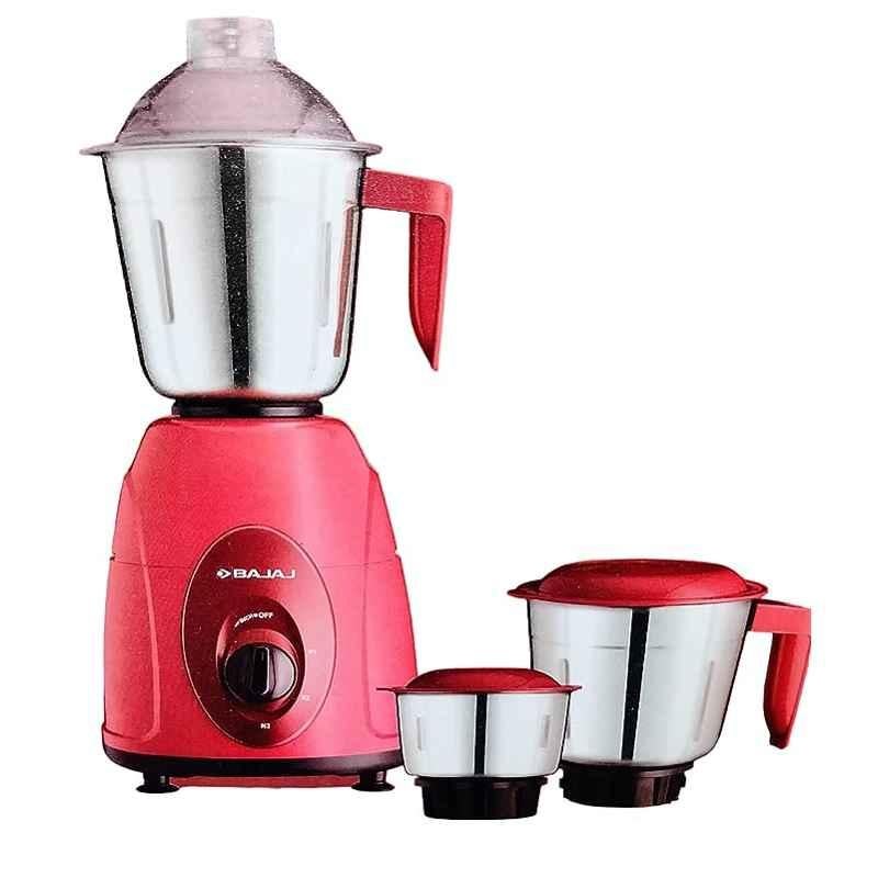 Bajaj Classic Mixer Grinder, 750W, 3 Jars (White & Maroon) – Bhowmick Electric And Electronics