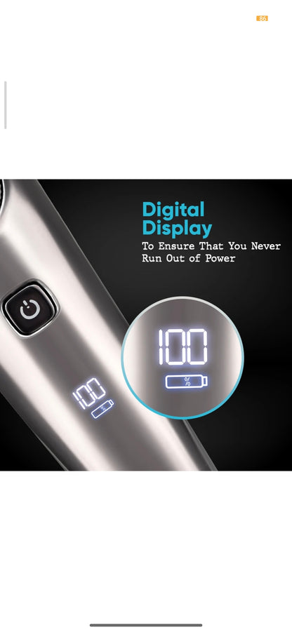 VEGA 9-in-1 Pro Multi Grooming Trimmer for Men (VHTH-32) – 150 min Runtime, 40 Length Settings, Black