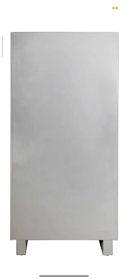 NRK DELUXE Metal Almirah (Finish Color - Brown, Pre-assembled)